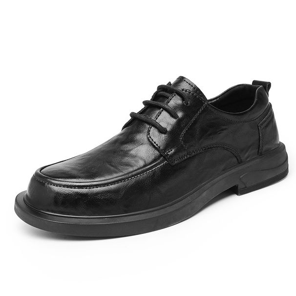 European Warm Series 2025 Autumn Winter New Business Casual Genuine Leather British Style Shiny Versatile Wedding Men's Shoes_vogvips.com
