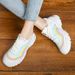 Spring New Korean Breathable Flyknit Women's Couple Sports Female Student Running Shoes_vogvips.com