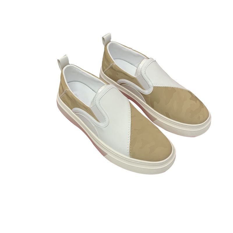 Trendy Canvas Shoes For Men Summer Breathable Slip-On Casual Sneakers_vogvips.com