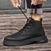 European Warm Series New Large Size Fleece-Lined Martin For Men High-Top Leather British Style Casual Warm Workwear Motorcycle Boots_vogvips.com