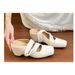 Not Tiring The Feet! Champagne-colored Mary Jane Mules With 9CM Internal Height Increase, 2026 Summer New Style,_vogvips.com