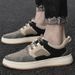 Men's Board Shoes Breathable Outdoor Sports Low-top Men's Shoes Retro Men's Small Leather Shoes Non-slip_vogvips.com