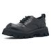 European Warm Series Autumn Winter Commuter Thick-Soled Height-Increasing Derby Men's Black Round-Toe British Style Large-Toe Work Casual_vogvips.com