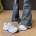 Ins Korean Style New Dad For Women 2025 Spring Student Sports Running Casual Shoes Thick Sole Height Increasing F8853_vogvips.com
