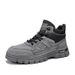 High-top Martin For Men, Autumn British Style Mid-top Leather Shoes, Men's Height-increasing Thick-soled Work Boots,_vogvips.com