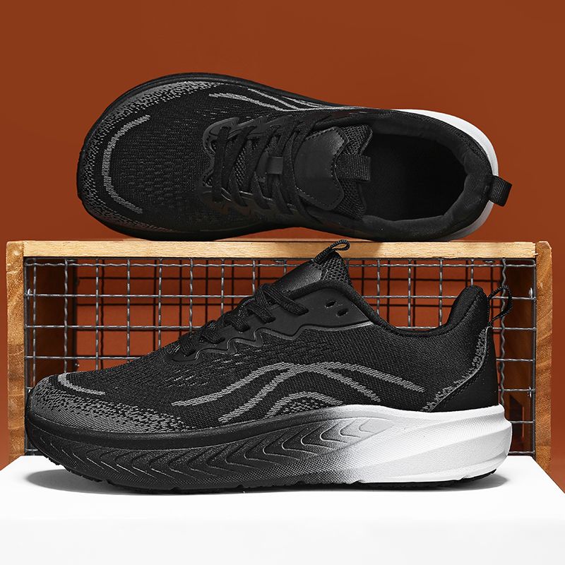 Outdoor Men's Casual Sneakers Minimalist Barefoot Running Lightweight Breathable Zero Soles Wide Toe Walking Shoes_vogvips.com