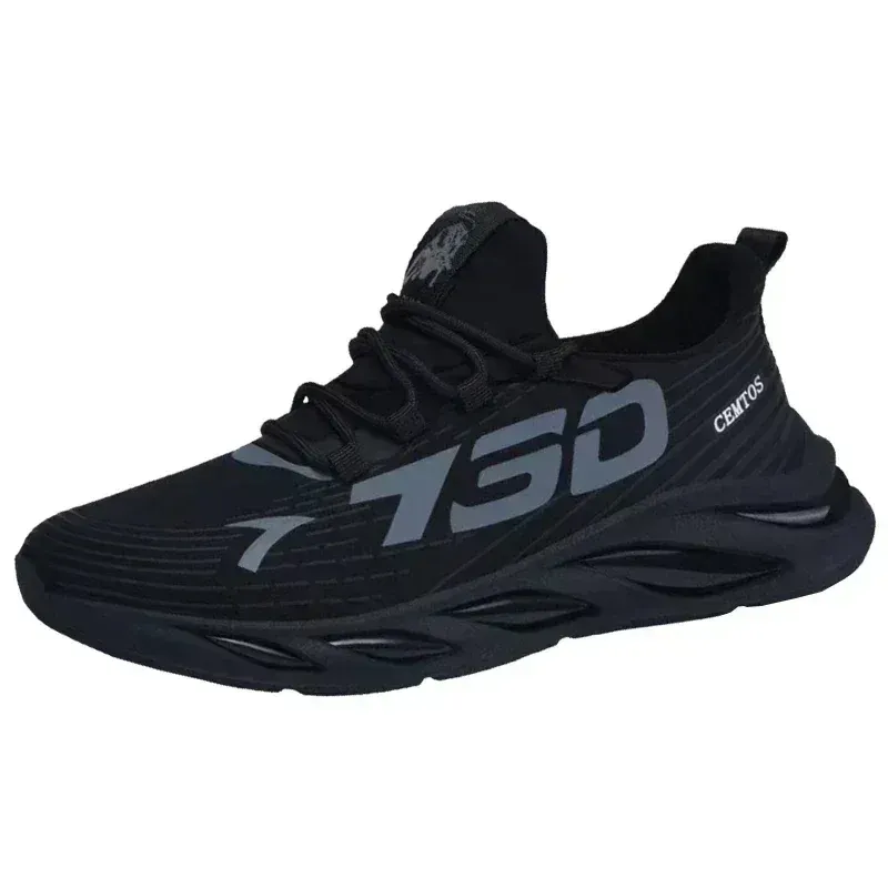 New Summer Mens Breathable Mesh Running Shoes Lightweight Sports Sneakers Fashion Trendy Brand_vogvips.com