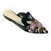 Women’s Shoes Foot Non Slip Women's Single Shoes Embroidered Flowers Flat Pointed Mule Slippers Closed Toe Outdoor Shoes Retro Scoop Shoes_vogvips.com