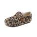 Fleece-Lined Women's For Autumn And Winter, Warm Velcro Cotton Shoes, Lamb Wool Leopard Print, Height-Increasing_vogvips.com