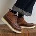 Trendy Casual Autumn Martin Big Toe High Top Men's Shoes Work British Short Boots Men 9105_vogvips.com