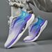 New Spring Sports Men's Mesh Breathable Running Shoes, Unique Shadow Lightweight Soft Sole Comfortable Casual Shoes_vogvips.com