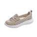 Slip-On Lazy One-Piece Cross-Border Four Seasons Casual Women's 2024 New Model Mom Low-Cut Flat Walking Shoes_vogvips.com