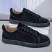 Summer New Model Celebrity Style Trendy Men's Low-top Sneakers With Rhinestones Rivets, Red-soled Shoes, Versatile And_vogvips.com