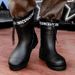 German Imported Mid-calf Rain Boots, Waterproof, Non-slip, Wear-resistant, Men's Water Shoes, 2025 New Autumn And Winter_vogvips.com