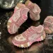 Designer Chunky Sneakers Sparkly Platform Dad For Women European Style Street Fashion New Summer Thick Sole Rhinestone_vogvips.com