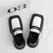 ShoeVault Squae Toe Men Slip-On Thick Sole Height Inceasing Deby Vesatile Casual Leathe Shoes Fo Haistylists And Office_vogvips.com