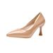 Spring Autumn New High Heels Women, Thin Heel, Professional Versatile Black Nude Color, Comfortable Long Standing, Soft_vogvips.com