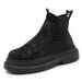 European Warm Series 2025 Spring New Men's High-top Shoes Lazy Slip-on Casual Thick-soled Martin Boots Men_vogvips.com