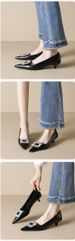 Thin Heels And Soft Soles Are Not Tired, High Heels For Women With Skirts, French Pointed Heads, Shallow Mouth Single Shoes For Women_vogvips.com