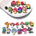 Lovely Mushroom Series Shoe Flower Decoration Buckle Personality Everything Soft Rubber Shoes Accessories Accessories_vogvips.com