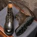 European Warm Series New Fleece-Lined British Style High-Top Leather Men's Martin Mid-Top Work Boots, Trendy Motorcycle Boots_vogvips.com