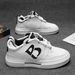 Men's Breathable 2025 New Korean Version Versatile Sports And Leisure Board Shoes, Student Thick Sole Height Increasing_vogvips.com