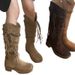 2025 Autumn Tassel Knight Thick Heel Over-the-Knee Long Slimming Slouch High Boots Women_vogvips.com