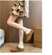 Retro French-style Closed-toe Mules For Women, 2026 New Spring Model, With Internal Height Increase, Thick Sole,_vogvips.com