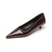 Not Tired Feet High Heels Women's Thin Heels French Commuter Work Shoes Light Mouth Single Shoes Women's Pointed Head_vogvips.com