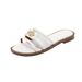 Plus Size Women's Flat Sandals Soft Soled Fashionable Outdoor Wear Shoes New Summer_vogvips.com