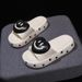 Super Comfortable Couple's Thick-soled Slippers For Women In Summer, Cute Home Dormitory Bathroom , Men's Non-slip Lightweight Outdoor Slippers_vogvips.com