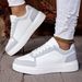 ZERJER Unisex Sneakers, New Arriva Large Size Cassic Retro Men's Sports Skate White Thick-Soed Tennis Shoes, Soid_vogvips.com