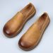2025 Spring New Breathable Slip-On Casual Leather Shoes Men's Retro Trendy Versatile Loafers_vogvips.com
