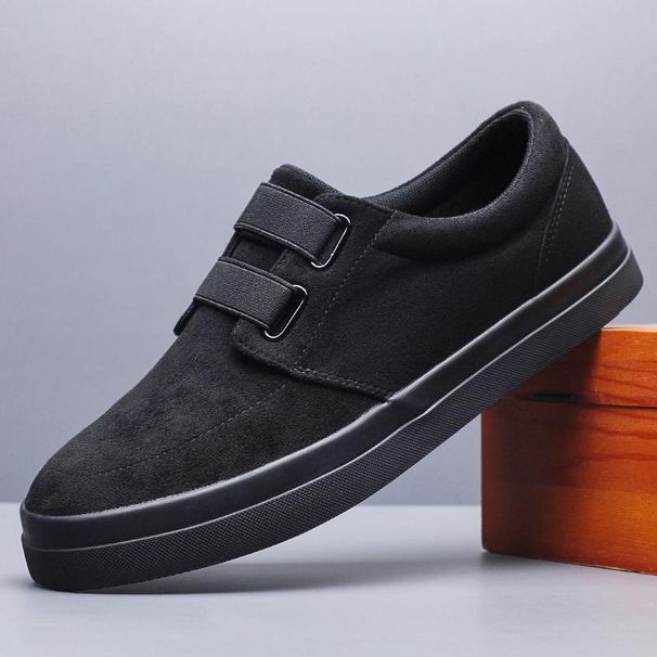 Autumn New Shoes For Men Casual Shoes Fashion Canvas Flat Skateboard Shoes Cool Slip-on Loafers_vogvips.com