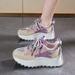 Ins Korean Style New Dad For Women 2025 Summer Student Running Sports Casual Mesh Breathable Hollow Women's Shoes_vogvips.com