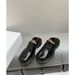 Unisex Tabi Split Toe Women Thick Soled Single Patent Leather Slip On Lazy Pig S Hoof Shoes Loafers_vogvips.com
