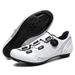 New Style Cycling Shoes With Locks, Double Buckle Lock Shoes, Men's And Women's Road Bicycle Power Shoes, Hard Bottom Mountain Bike Rubber Bottom_vogvips.com
