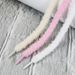 Shoe Accessories solid color plush double layer shoelaces flat widened 1cm suitable_vogvips.com