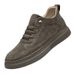 Men's Breathable Shoes Men's Retro Matte Suede Invisible Inner Heightening Men's Shoes Heightening Shoes Medium Help Casual Board Shoes_vogvips.com