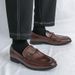 Loafers 2025 New Slip-On Large Size Business Casual Men's Small Leather Shoes_vogvips.com
