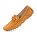 Euro Step Large Size Loafers Driving Men's Casual Leather Shoes_vogvips.com
