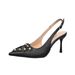 New In Stock Cross-border Shoes, Pointed Toe Stiletto High-heeled Sandals, French-style Breathable Backless Foreign_vogvips.com
