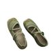 Trendy Retro Cross-strap Mary Jane For Women, Square-toed Shallow Ballet Flats With Soft Soles, Comfortable And_vogvips.com
