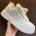 Women's Shoes Little White Shoes Canvas Shoes Women Thick Soled Bubble Shoes Open Mouthed Smile Little White Shoes Casual Sneakers_vogvips.com