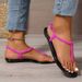 and Summer New Toe-Clip Beach Vacation Casual Hot-Selling Soft Flat_vogvips.com