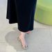 Gravity Shoe Factory's Stunning Silver Chain Toe Sandals In Summer 2025, Featuring A High-End French Style One-Piece_vogvips.com