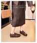 Loafers Women's Brock Suede Carved Small Leather Shoes_vogvips.com