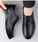 Men's Casual Leather Shoes Men's Leather Lace-up Single Shoes Dad Shoes Large Size Men's Leather Shoes_vogvips.com