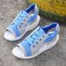 New Plus Size With Fish Mouth, Thick Sole, Height Increasing Rocking Sandals, Korean Version Casual Pine Shoes,_vogvips.com