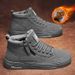 European Warm Series High-top Work Witer Fleece-lied Thickeed Warm Cotto Ad Wool Itegrated Labor Protectio Casual Leather Shoes For_vogvips.com